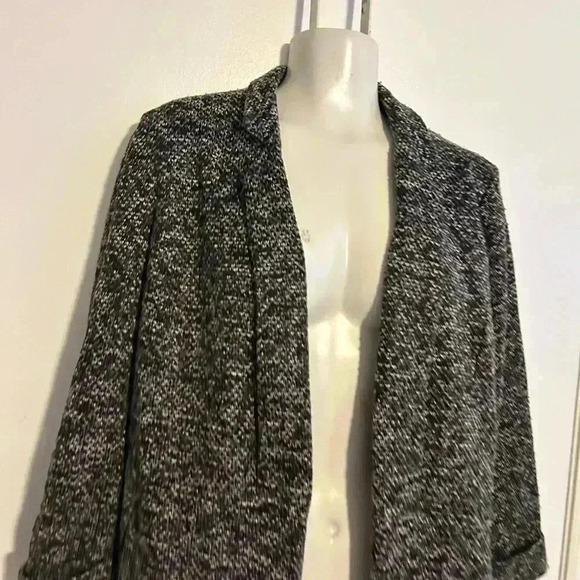 Lauren Conrad black/gray knit blazer jacket - Picture 1 of 8